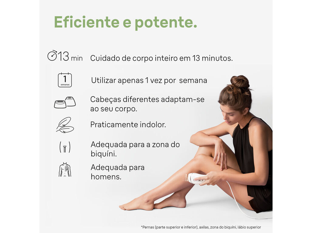 DEPILADORA DE LUZ PULSADA IPL BRAUN SILK EXPERT PRO3 PL3122 image number 8