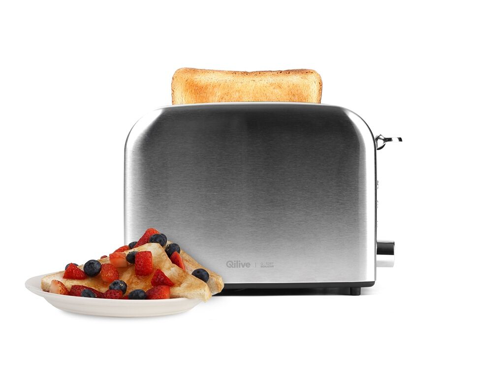 TORRADEIRA 2 FENDAS QILIVE Q.5287 INOX