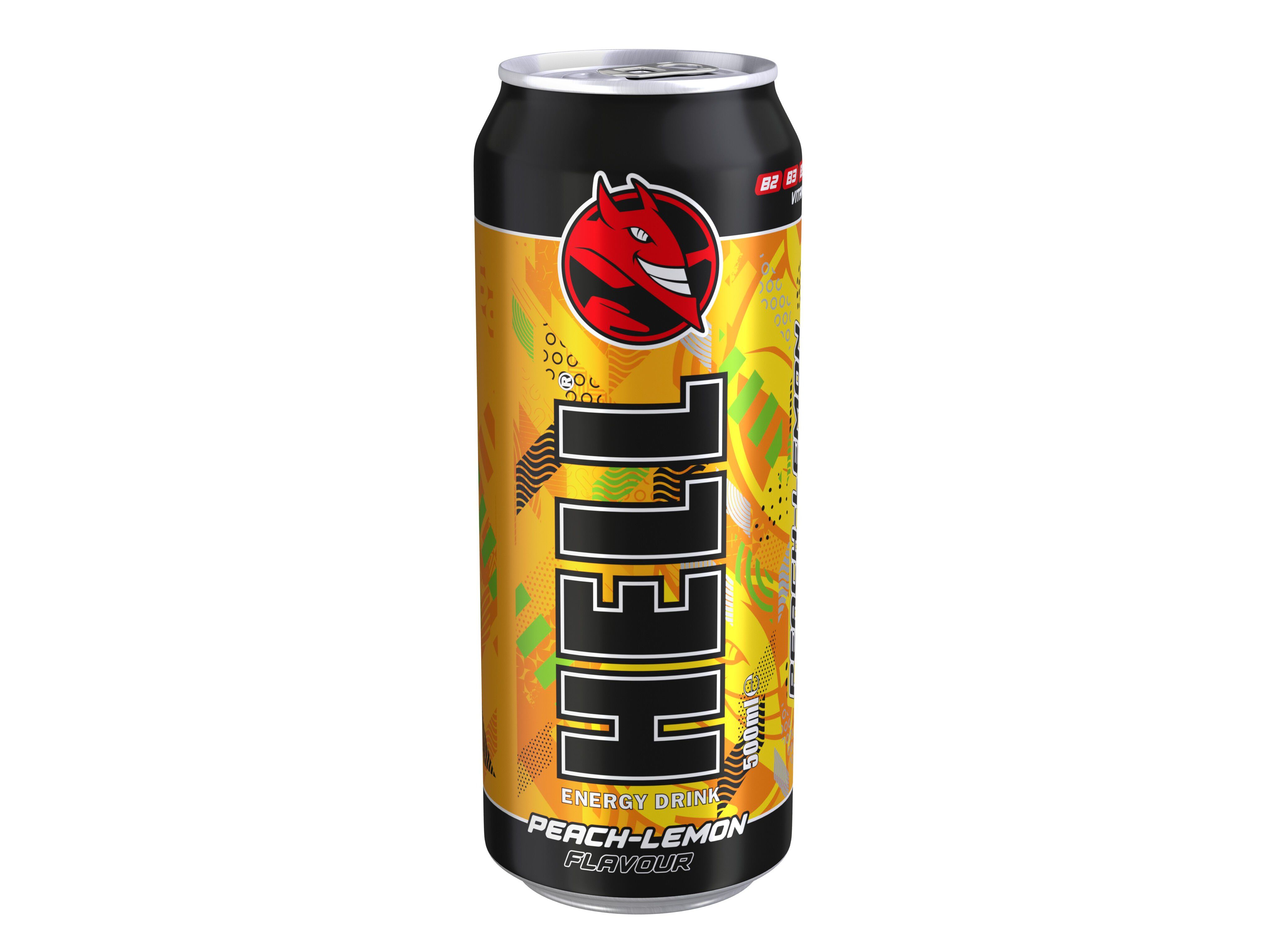 BEBIDA ENERGETICA HELL PESSEGO LIMAO 0.5L (SDR) image number 1