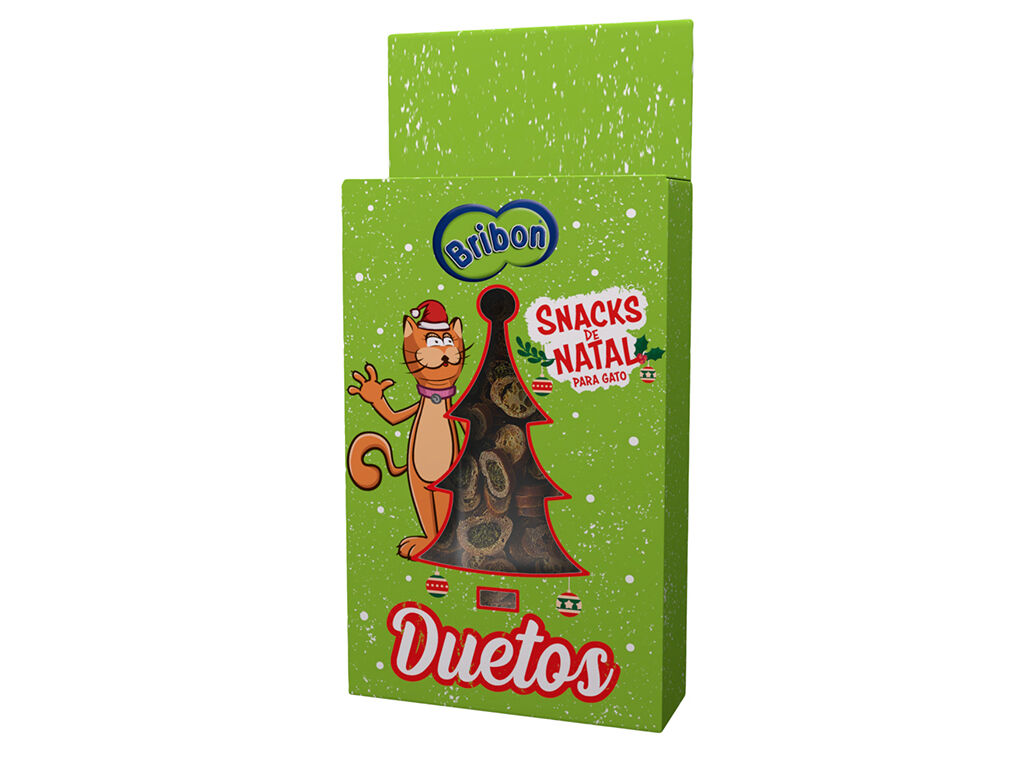 SNACK DE NATAL PARA GATO BRIBON DUETOS SORTIDOS image number 1