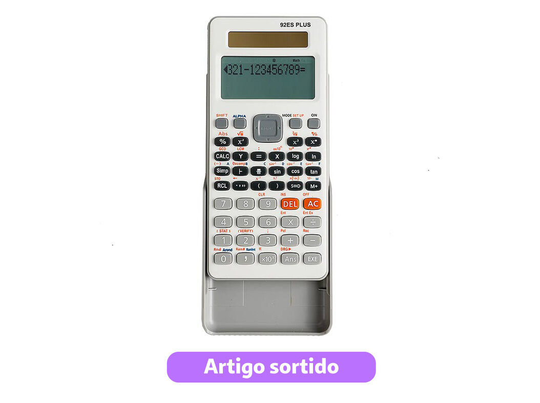CALCULADORA CIENT&Iacute;FICA AUCHAN SLIM CORES SORTIDAS