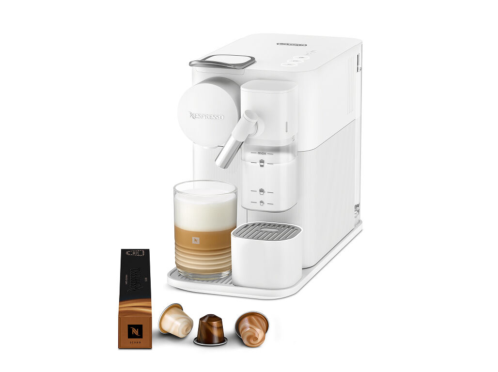 M&Aacute;QUINA DE CAF&Eacute; NESPRESSO DE'LONGHI LATTISSIMA ONE EN510.W BRANCA 19 BAR 1450W