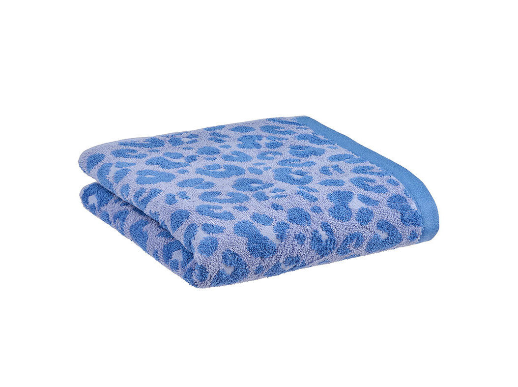 TOALHETE TURCO FANCY ACTUEL AZUL 450G 30X50CM