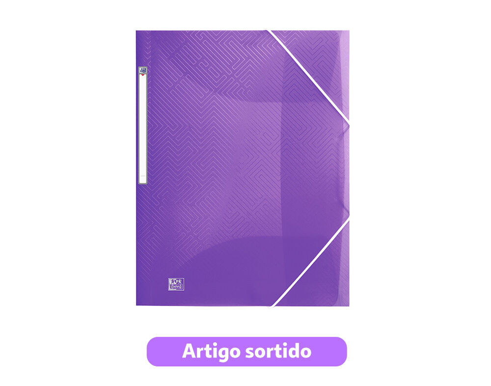 CAPA POLIPROPILENO A3 OXFORD URBAN COM EL&Aacute;STICO CORES SORTIDAS image number 3