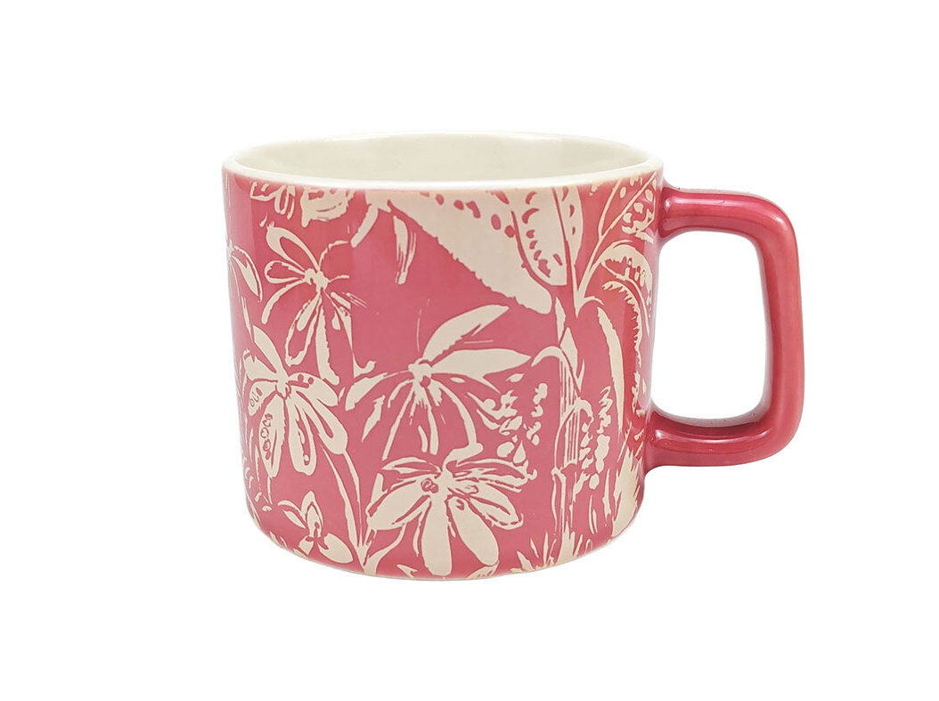 CANECA JUMBO PORCELANA ACTUEL ROSA 35CL image number 0
