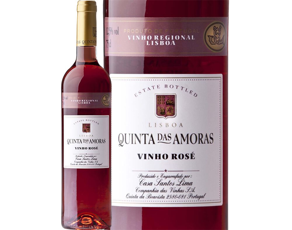 VINHO ROS&Eacute; QUINTA DAS AMORAS LISBOA 0.75L