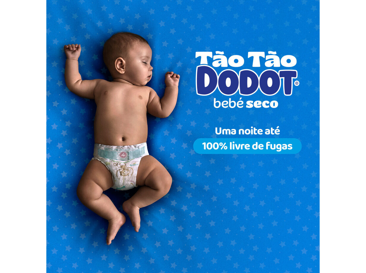 FRALDAS DODOT BEB&Eacute; SECO T3 6-10 KG 84UN image number 3