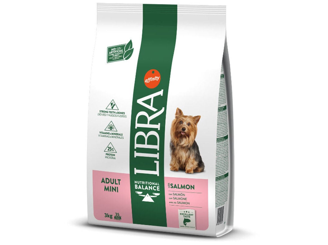 RA&Ccedil;&Atilde;O PARA C&Atilde;O MINI LIBRA COM SALM&Atilde;O 3KG