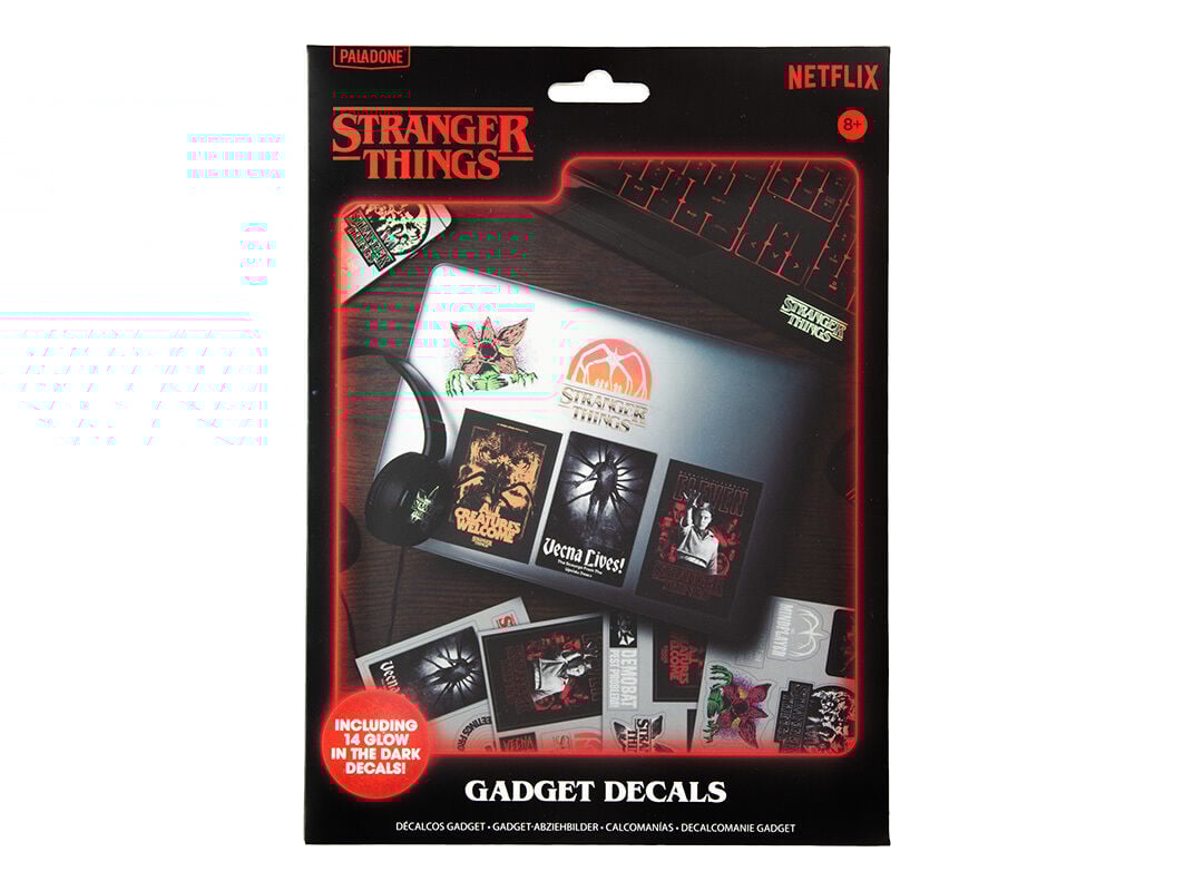 AUTOCOLANTES DE PAREDE STRANGER THINGS S5 BRILHAM NO ESCURO