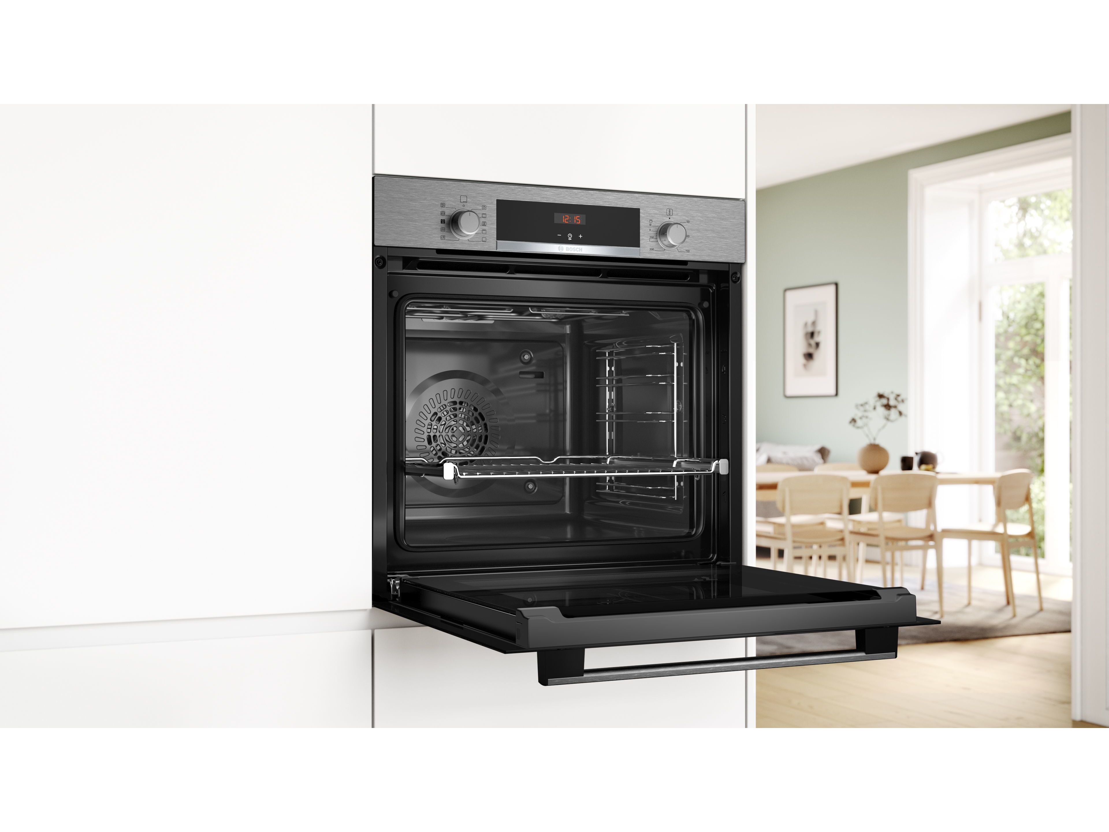 FORNO MULTIFUN&Ccedil;&Otilde;ES BOSCH HQA514ES3 VAPOR A+ 71L image number 3