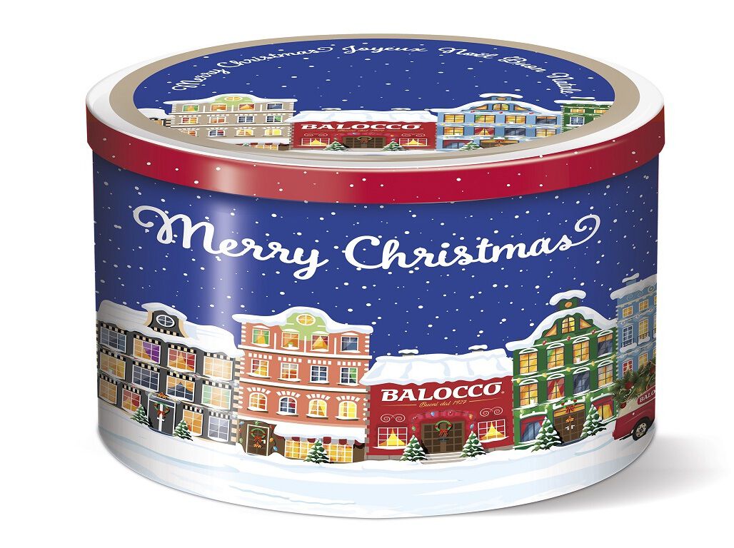 PANDORO BALOCCO LATA MERRY CHRISTMAS 750G image number 0