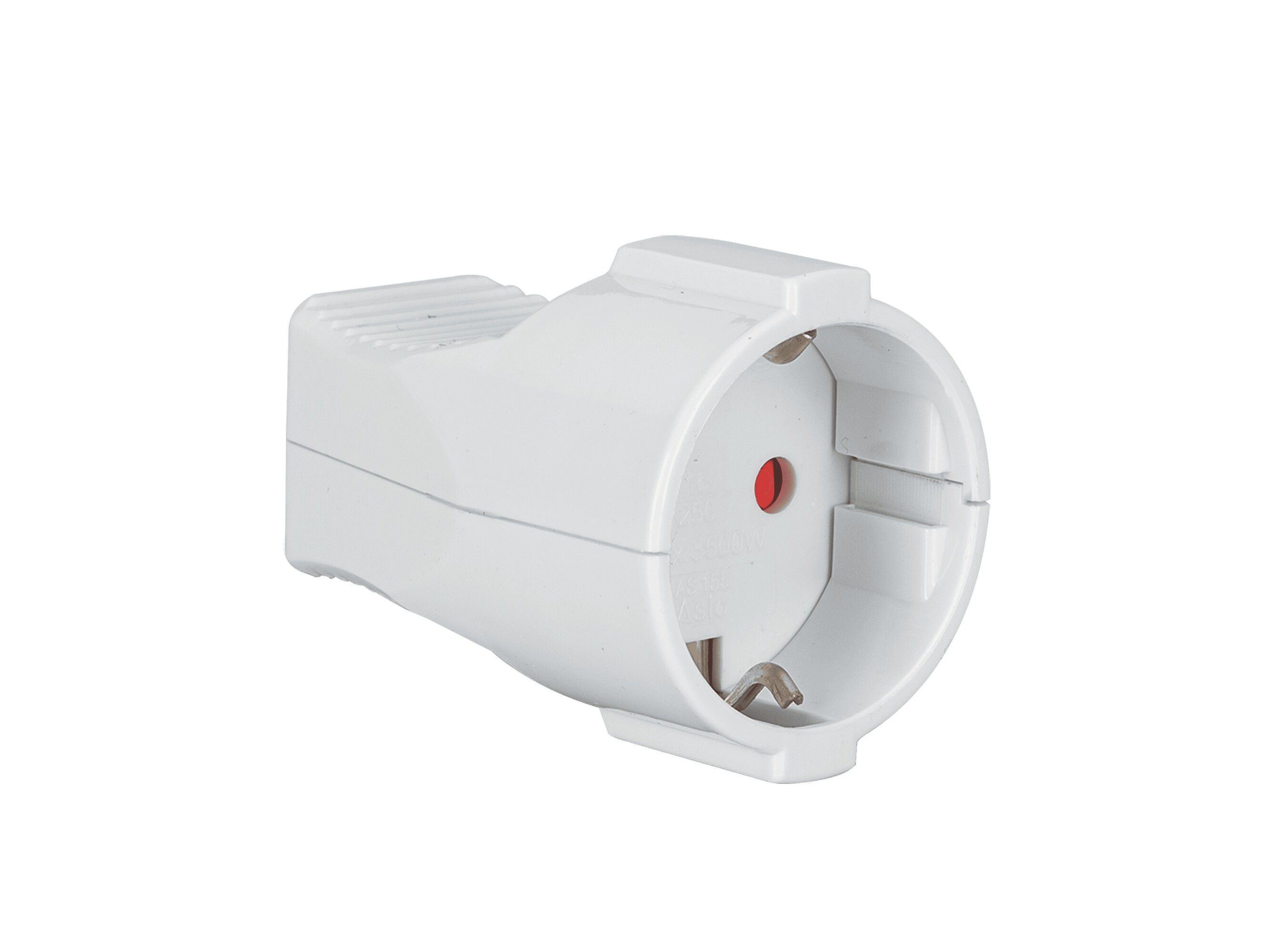 FICHA FEMEA SCHUKO 10A ASLO BRANCO 16A 250V 3500W image number 1