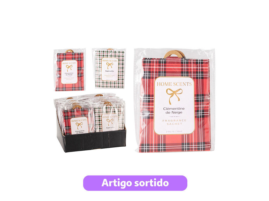 SAQUETAS PERFUMADAS 13X10CM MODELOS SORTIDOS