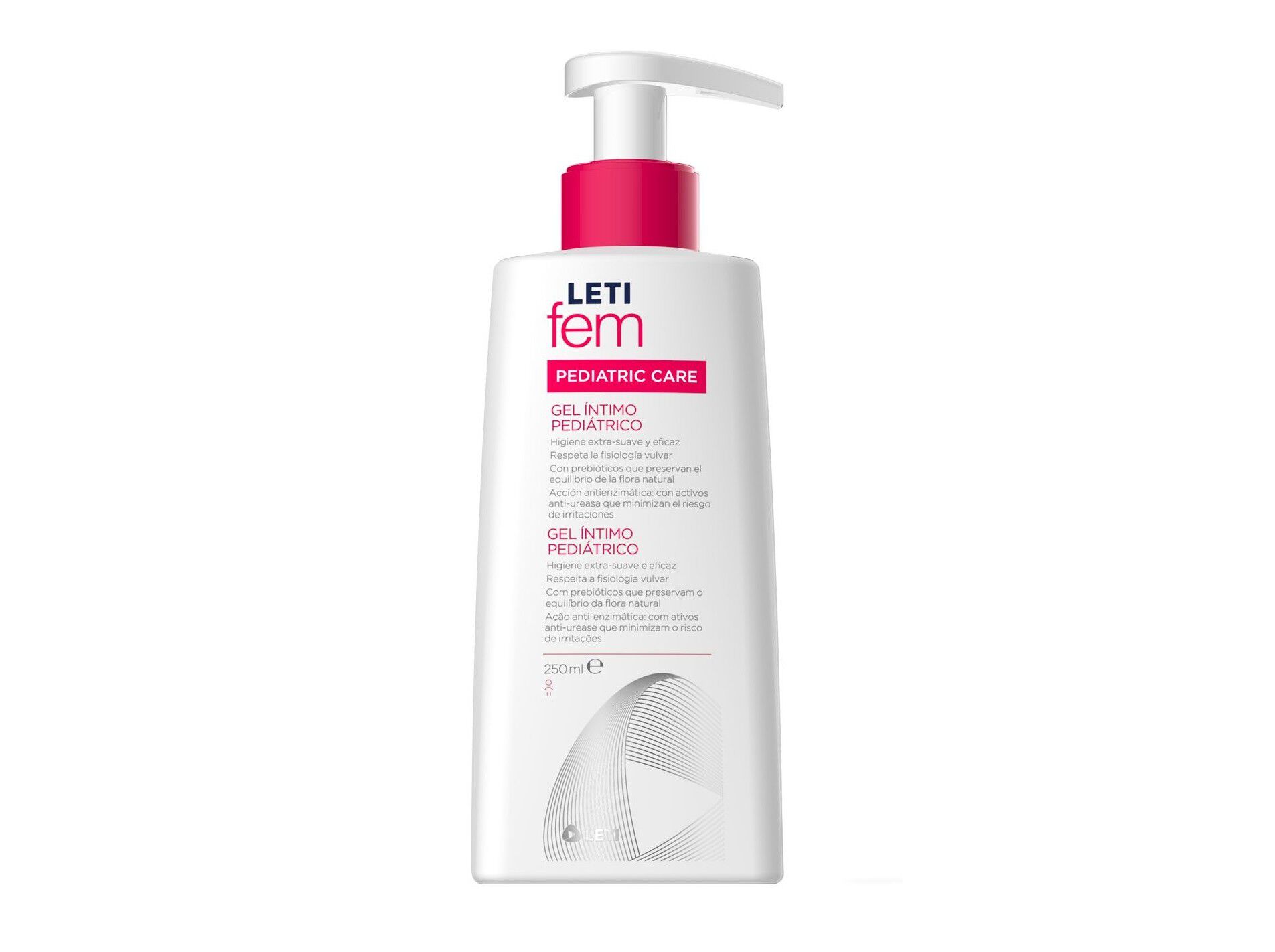 GEL LETIFEM HIGIENE INT&Iacute;MA PEDI&Aacute;TRICO 250ML image number 0