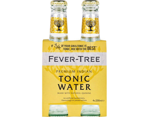 ÁGUA FEVER TREE TÓNICA INDIAN TONIC 4X0.20L image number 0