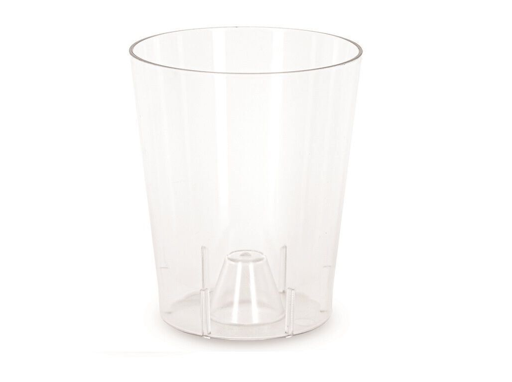 VASO PARA ORQUIDEA IN&OUT TRANSPARENTE 14X16CM image number 0