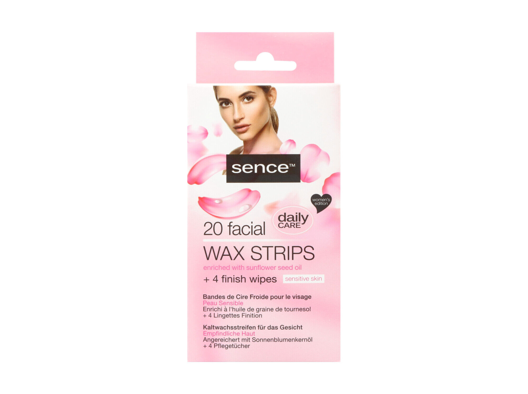 BANDAS CERA FACIAL SENCE PELE SENSIVEL 20UN image number 0
