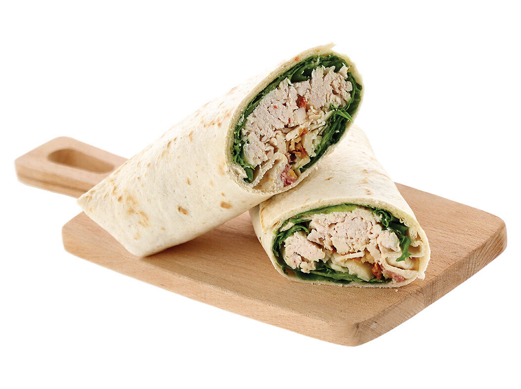 WRAP C&Eacute;SAR DE FRANGO E BACON SABORES AUCHAN UN image number 1