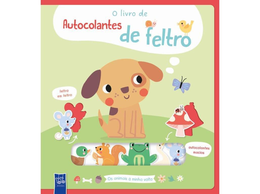 LIVRO DE AUTOCOLANTES DE FELTRO - OS ANIMAIS &Agrave; MINHA VOLTA image number 0