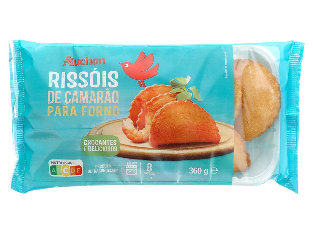 RISS&Oacute;IS DE CAMAR&Atilde;O AUCHAN PARA FORNO 8UN 360G image number 0