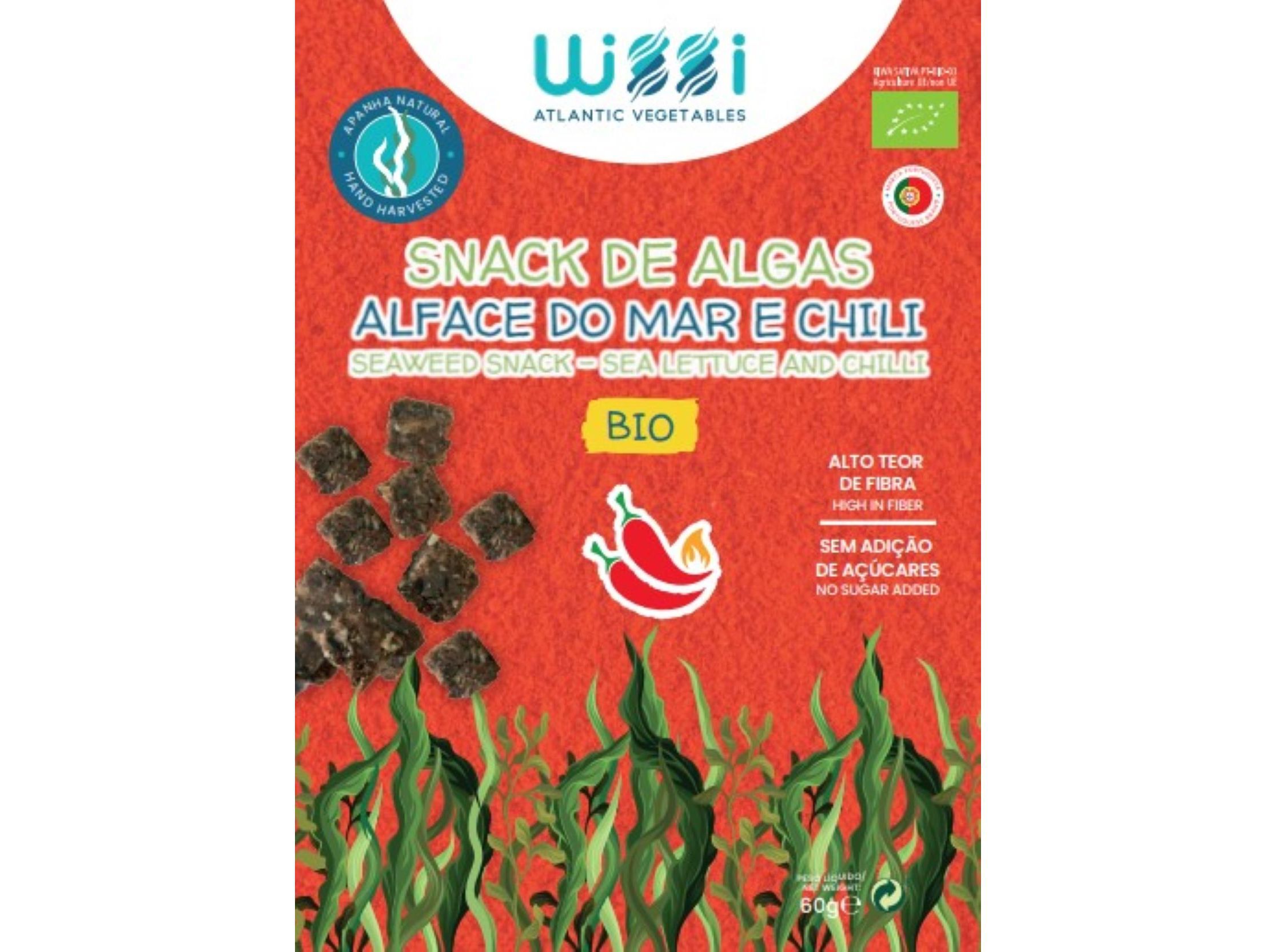 SNACK WISSI ALFACE DO MAR E CHILI BIO 60G