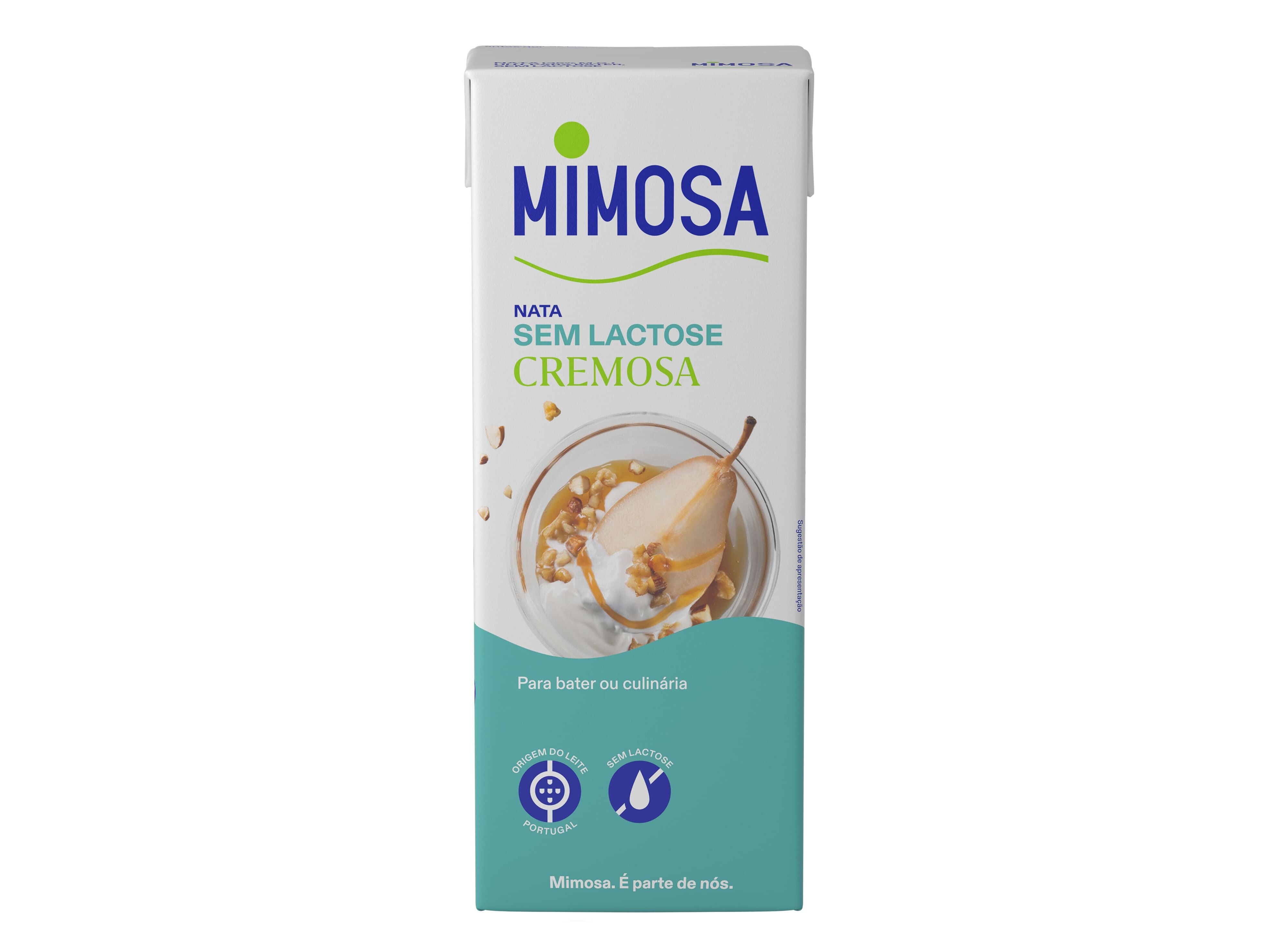 NATA MIMOSA UHT CREMOSA SEM LACTOSE 200ML