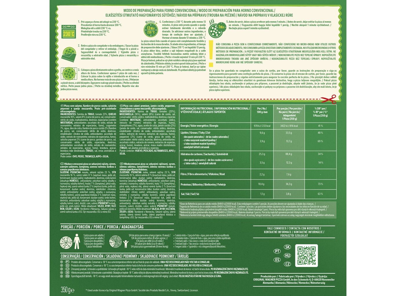 PIZZA BUITONI FORNO DI PIETRA SPECIALE 350G image number 1