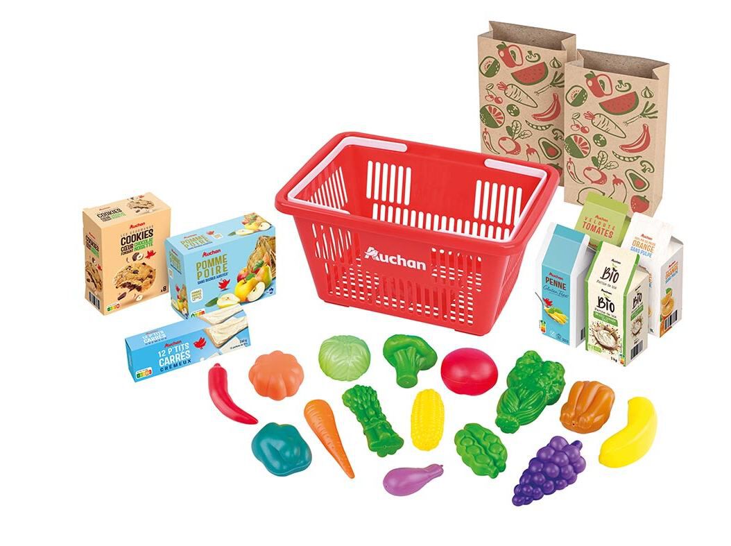 CESTO DE MERCEARIA ONE TWO FUN 25 PE&Ccedil;AS image number 2