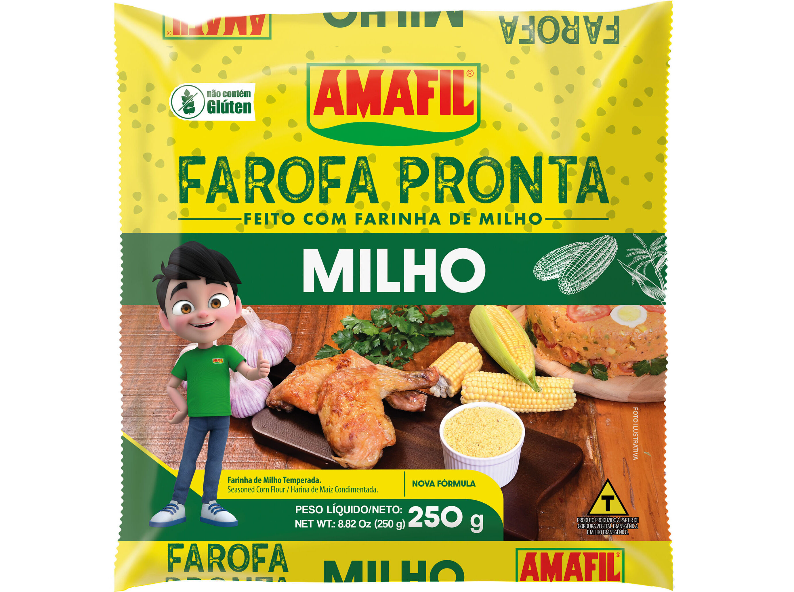 FAROFA DE MILHO AMAFIL 250G image number 0