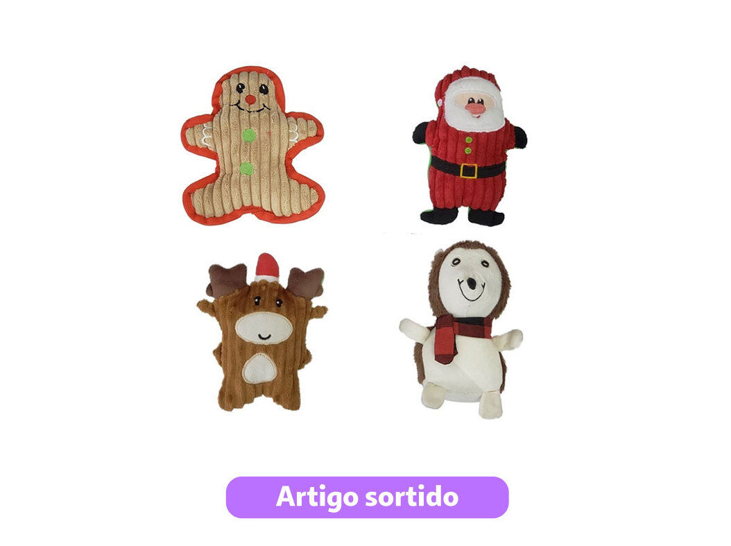 BRINQUEDO EM TECIDO PARA PET NATAL MODELOS SORTIDOS image number 0