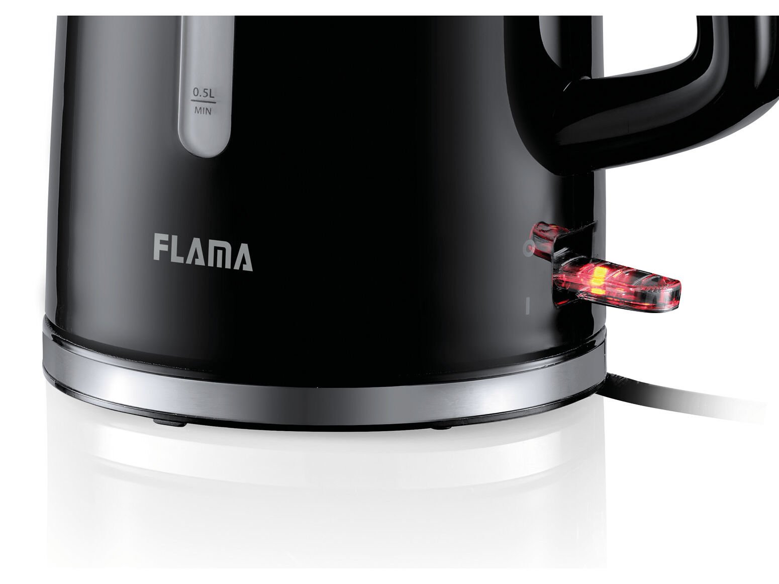 JARRO EL&Eacute;TRICO FLAMA 727FL PRETO 1.7L 2200W image number 3