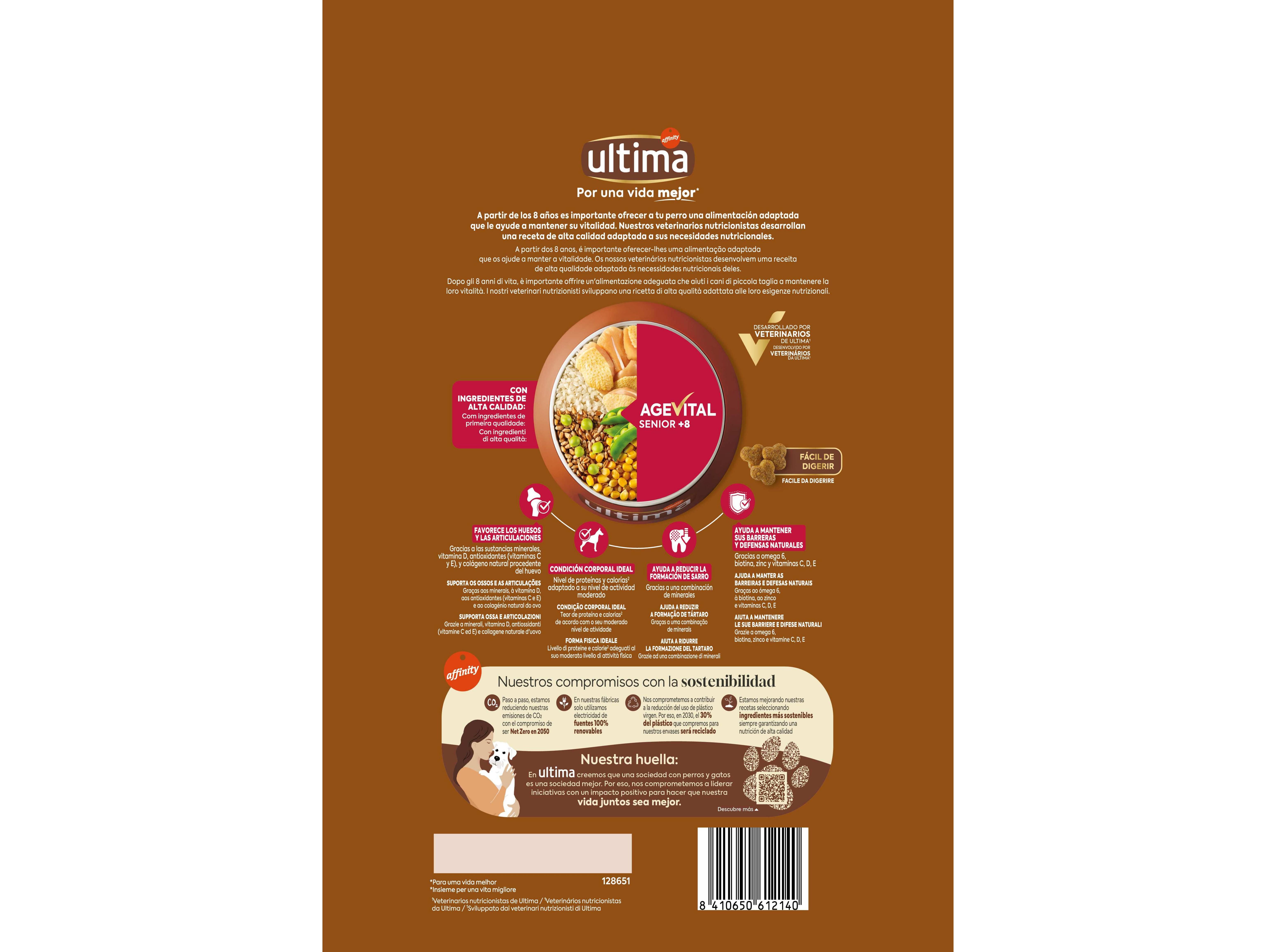 RA&Ccedil;&Atilde;O PARA C&Atilde;O MINI ULTIMA S&Eacute;NIOR 2.5KG image number 1