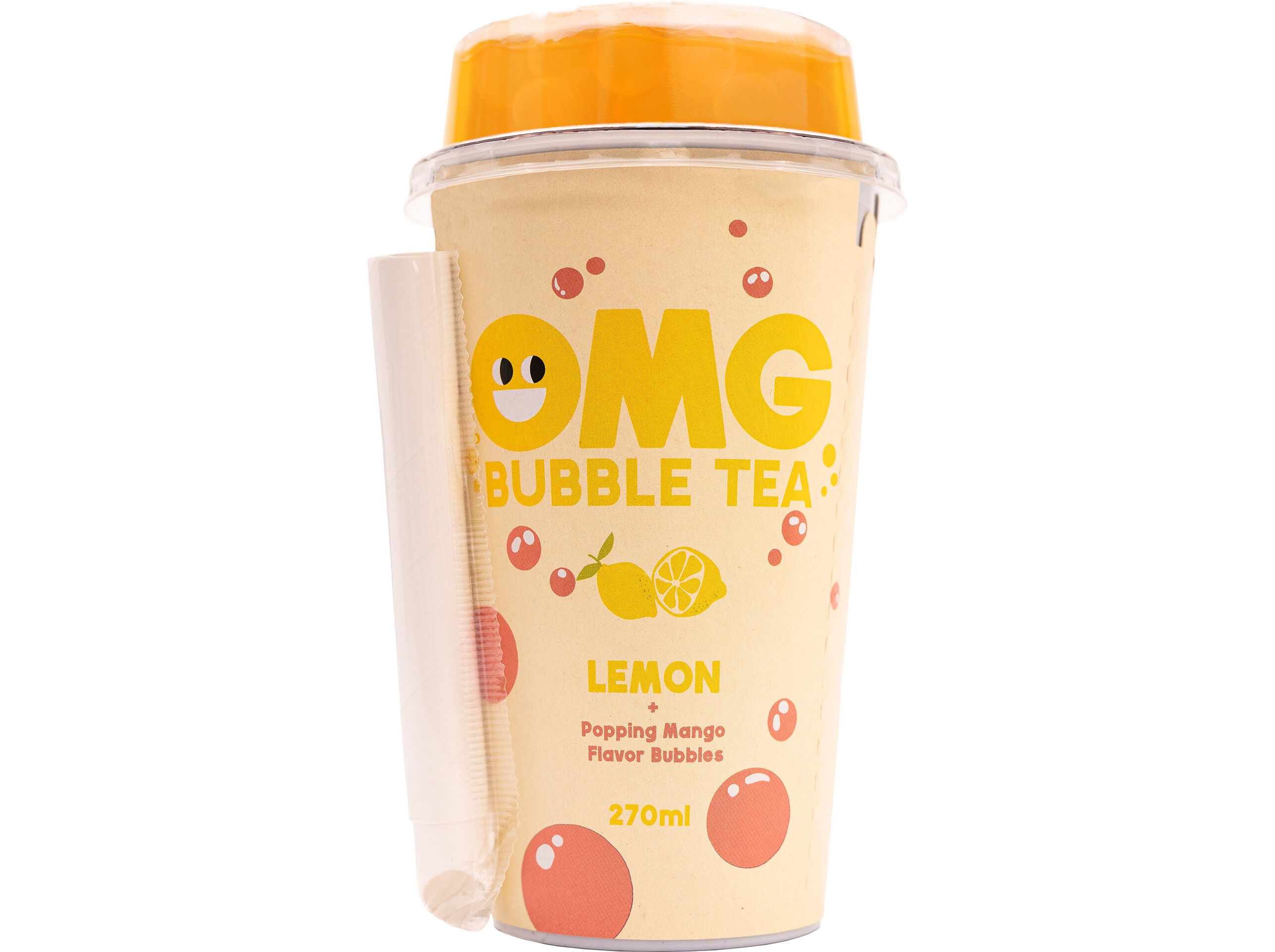 BUBBLE TEA OMG LIM&Atilde;O C/BOLHAS DE MANGA 0.27L image number 1
