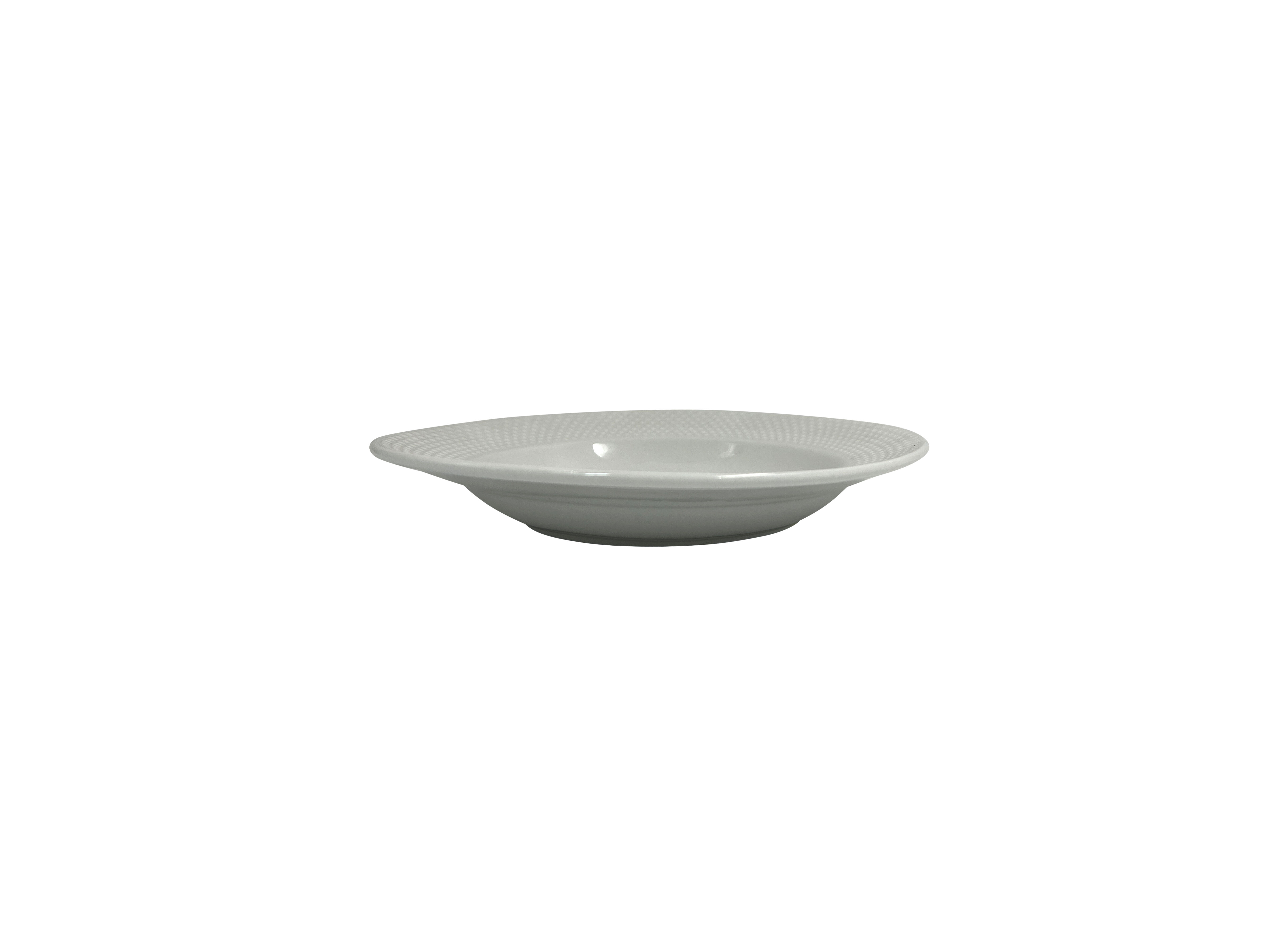 PRATO DE SOPA DOTTY ACTUEL BRANCO PORCELANA &Oslash;22.5CM