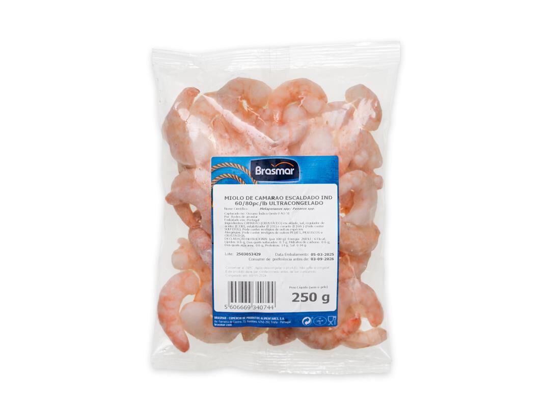 MIOLO DE CAMAR&Atilde;O BRASMAR 60/80 250G