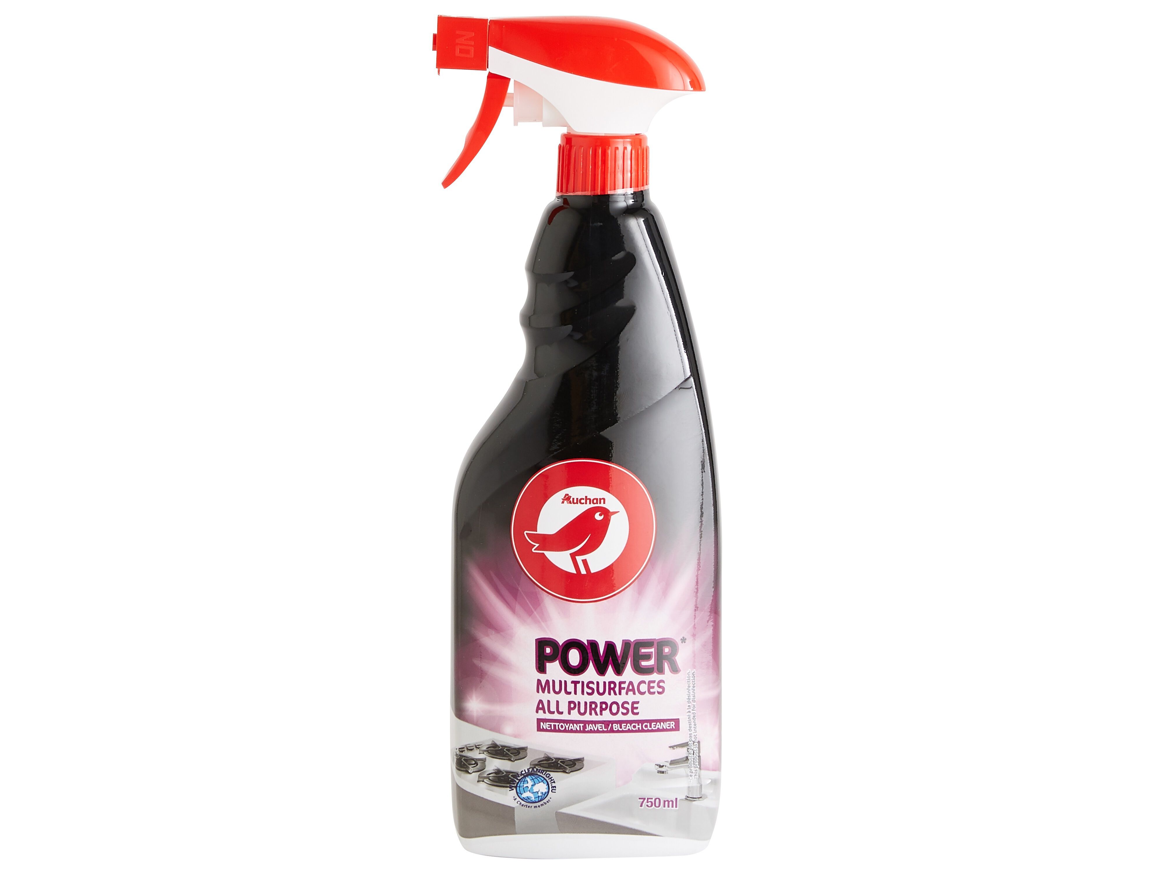 SPRAY AUCHAN POWER MULTISUPERF&Iacute;CIES COM LIX&Iacute;VIA 750ML image number 0