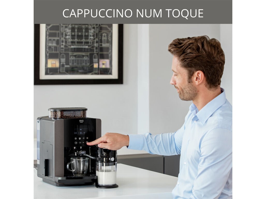 M&Aacute;QUINA CAF&Eacute; EXPRESSO KRUPS EA819E10 AUTOM&Aacute;TICA ESSENTIAL AR&Aacute;BICA LATTE image number 3