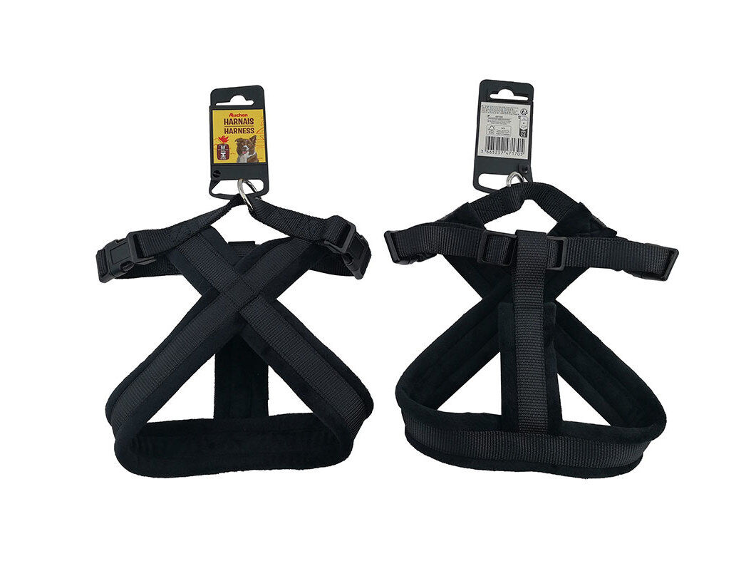 PEITORAL POLIESTER AUCHAN PRETO M 2CMX40-50CM