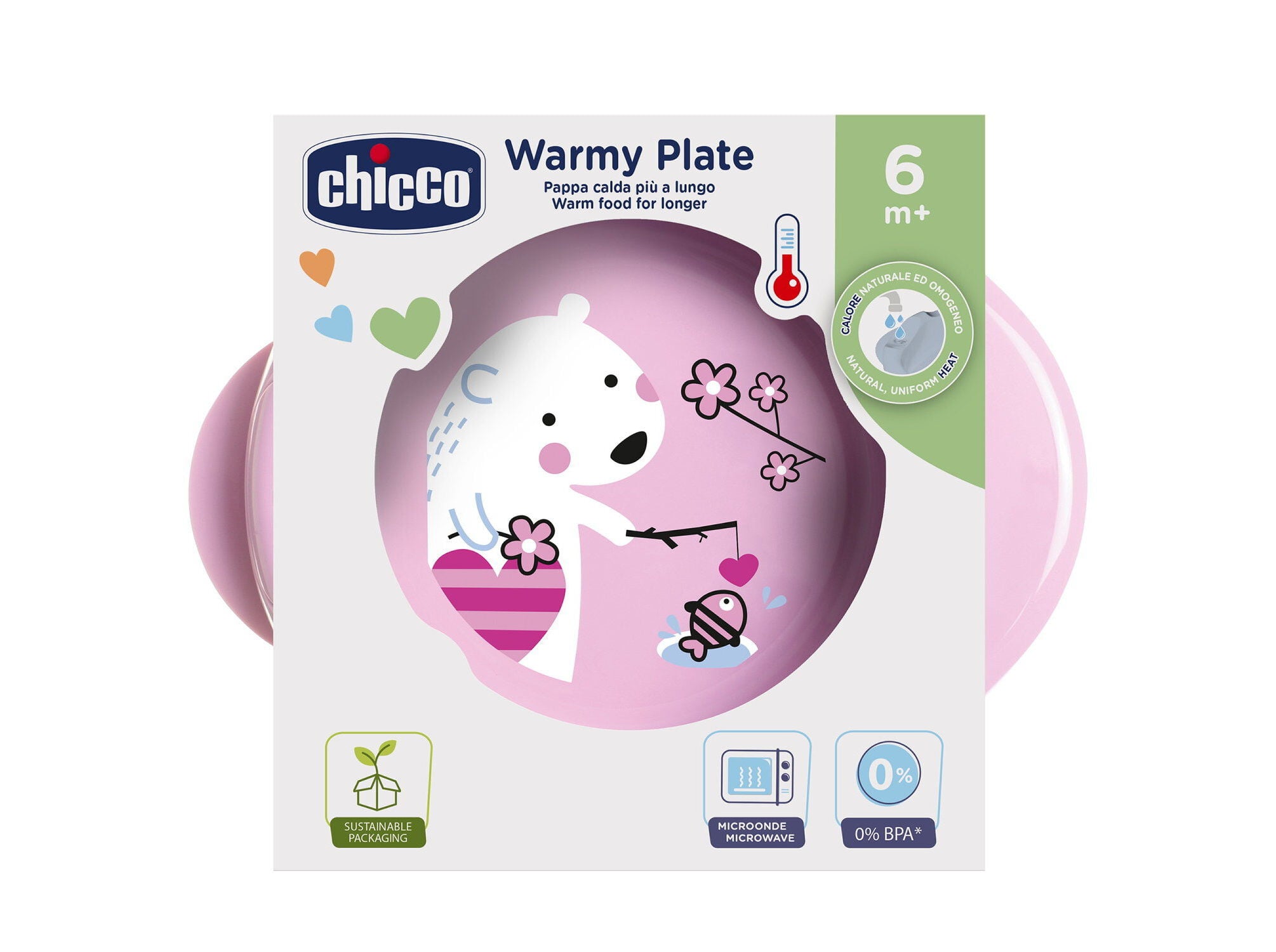 PRATO TERMICO CHICCO 6M+ GIRL image number 1