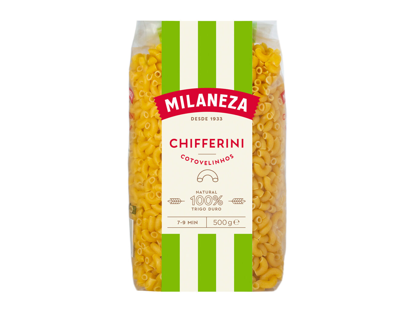 MASSA MILANEZA COTOVELINHOS 500G image number 0