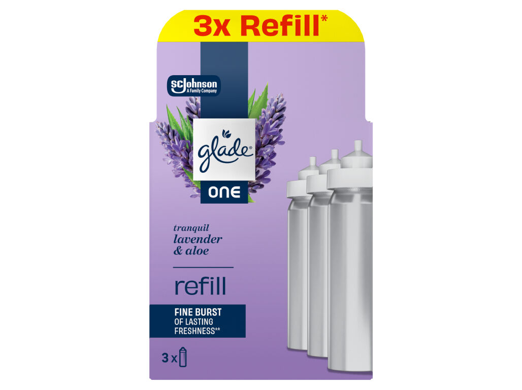 AMBIENTADOR GLADE ONE LAVENDER REC 3UN image number 0