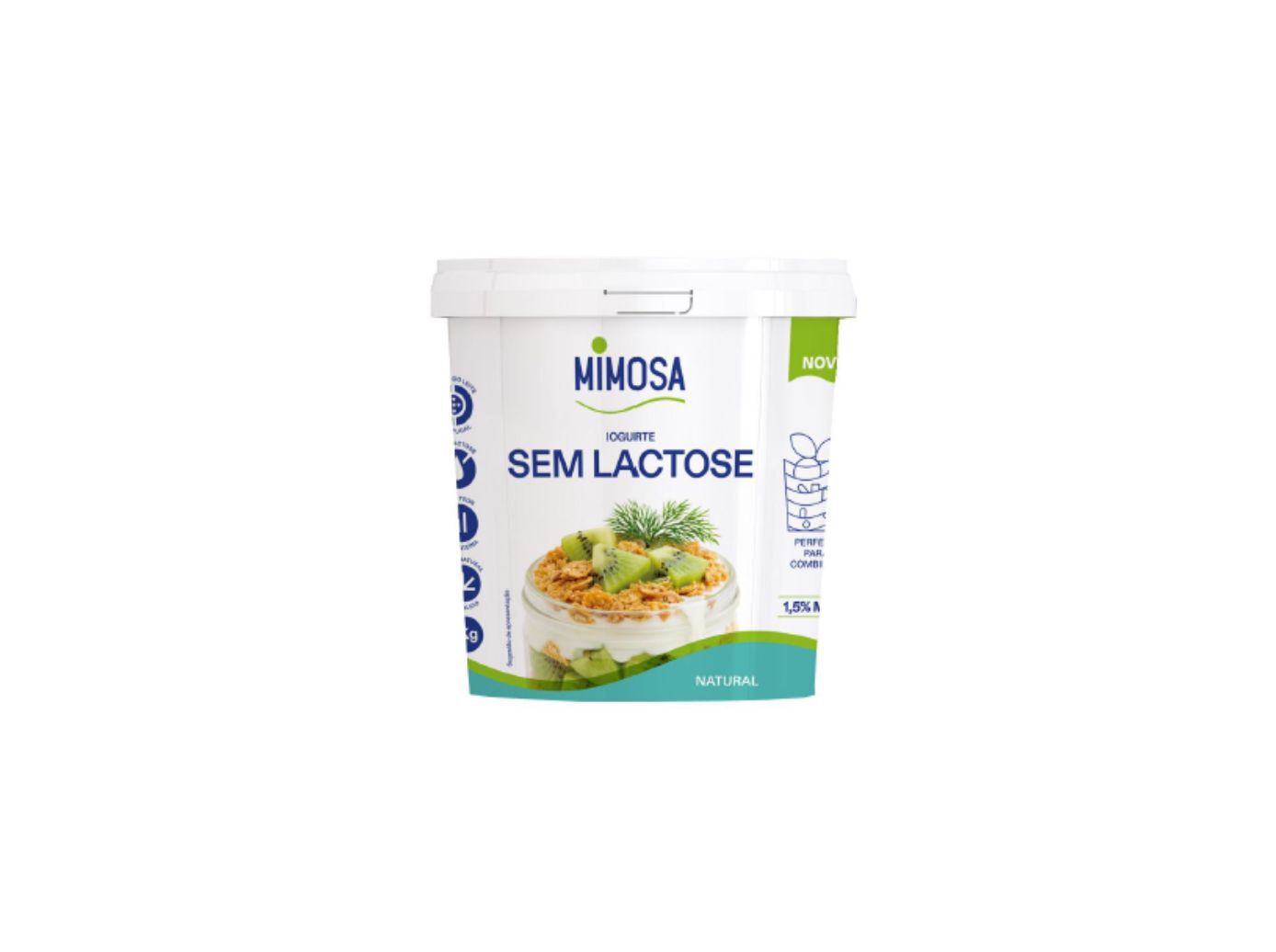 IOGURTE SEM LACTOSE MIMOSA NATURAL 1 KG image number 1