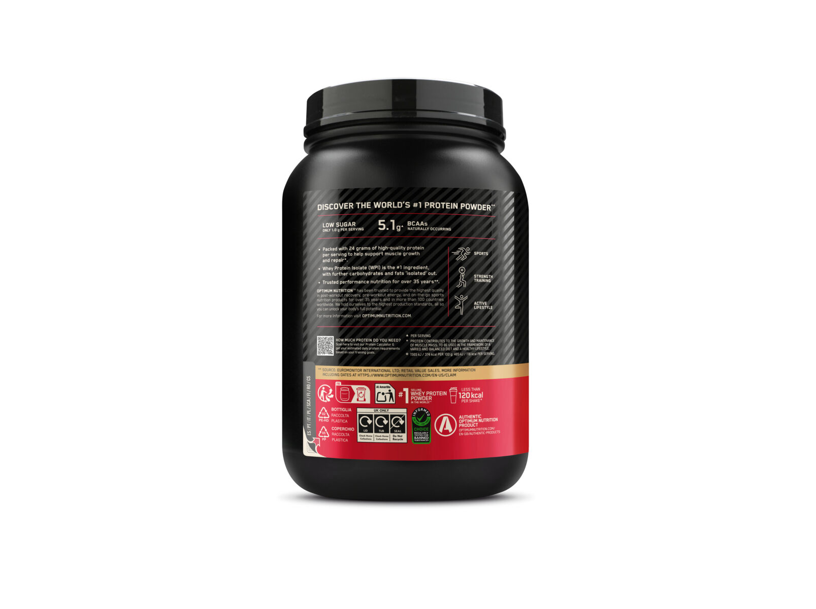 WHEY PROTEIN OPTIMUM NUTRITION CHOCOLATE 775G image number 1