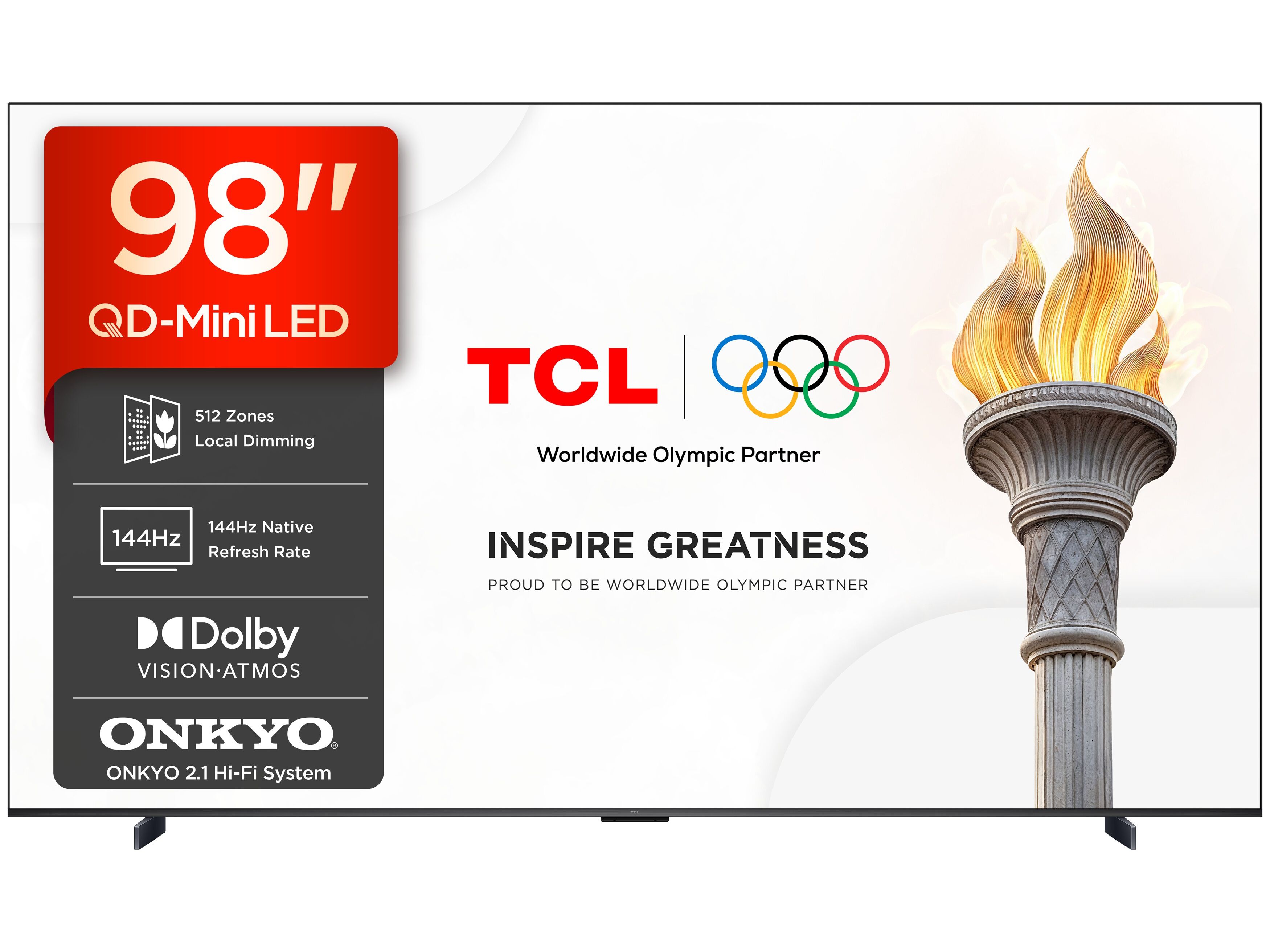 TV TCL 98P8L 98" MINILED 144HZ
