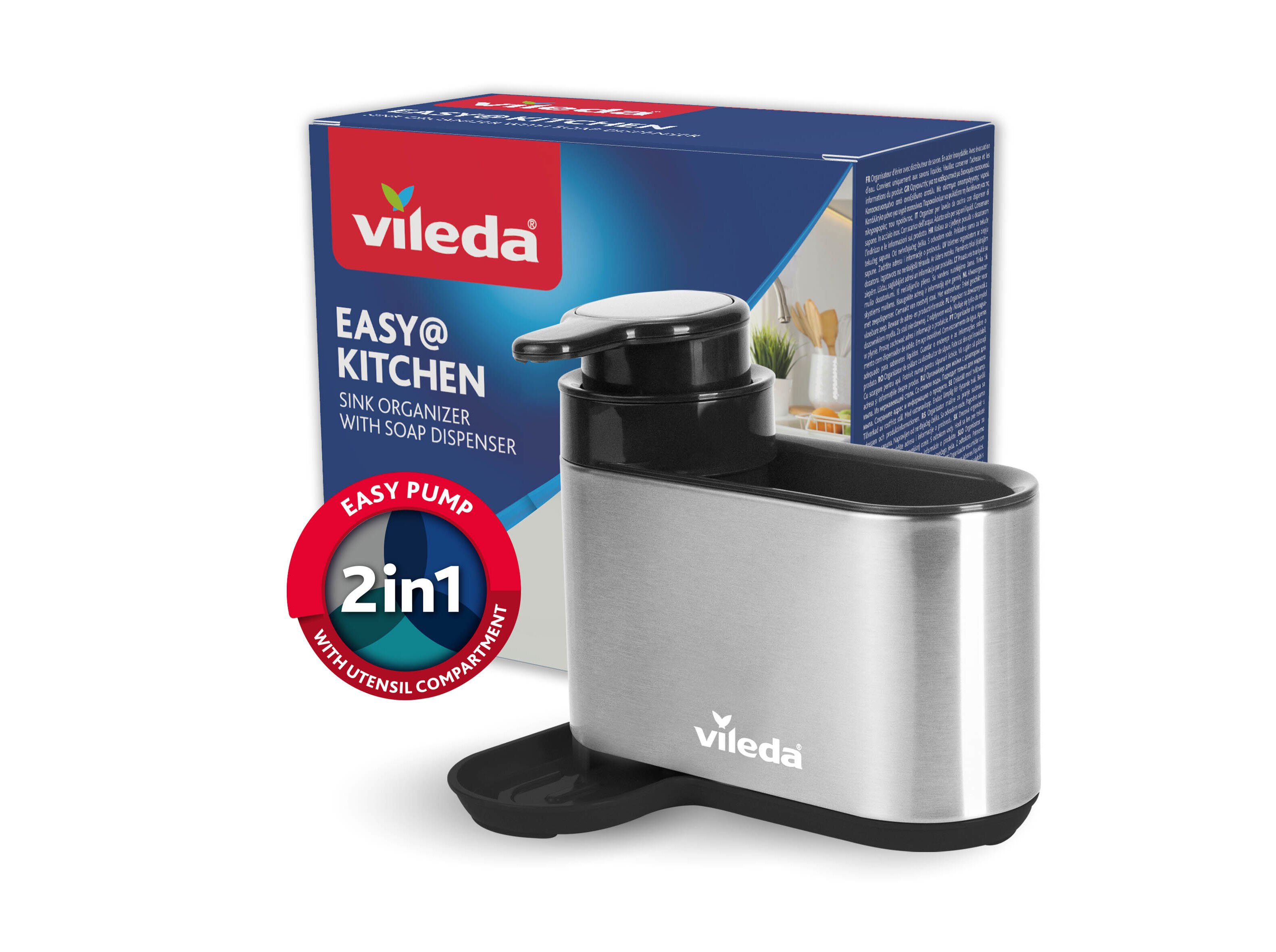 ORGANIZADOR LAVA LOI&Ccedil;A VILEDA INOX image number 0