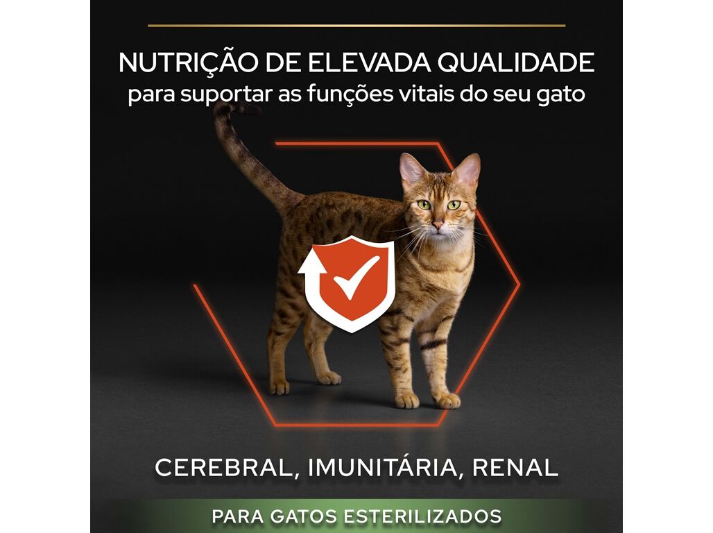 RA&Ccedil;&Atilde;O PARA GATO PRO PLAN ESTERILIZADO SALM&Atilde;O 400G image number 1