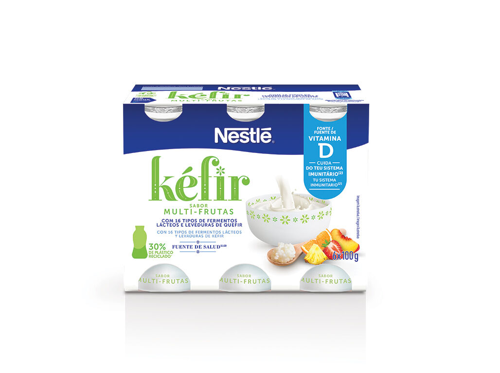 Kefir Nestlé Multi Frutas 6x100g | Auchan