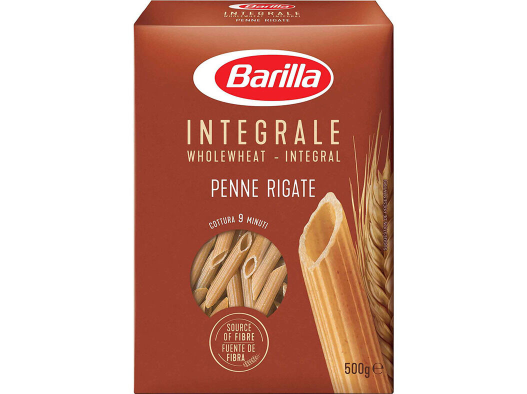 MASSA BARILLA PENNETTE RIGATE INTEGRAL 500G image number 0