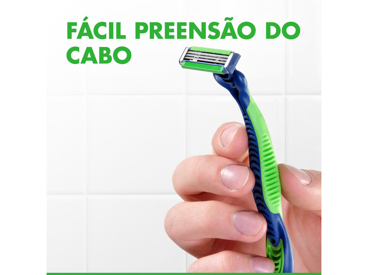 L&Acirc;MINAS DESCART&Aacute;VEIS GILLETTE SENSOR3 SENSITIVE 4+1UN image number 6