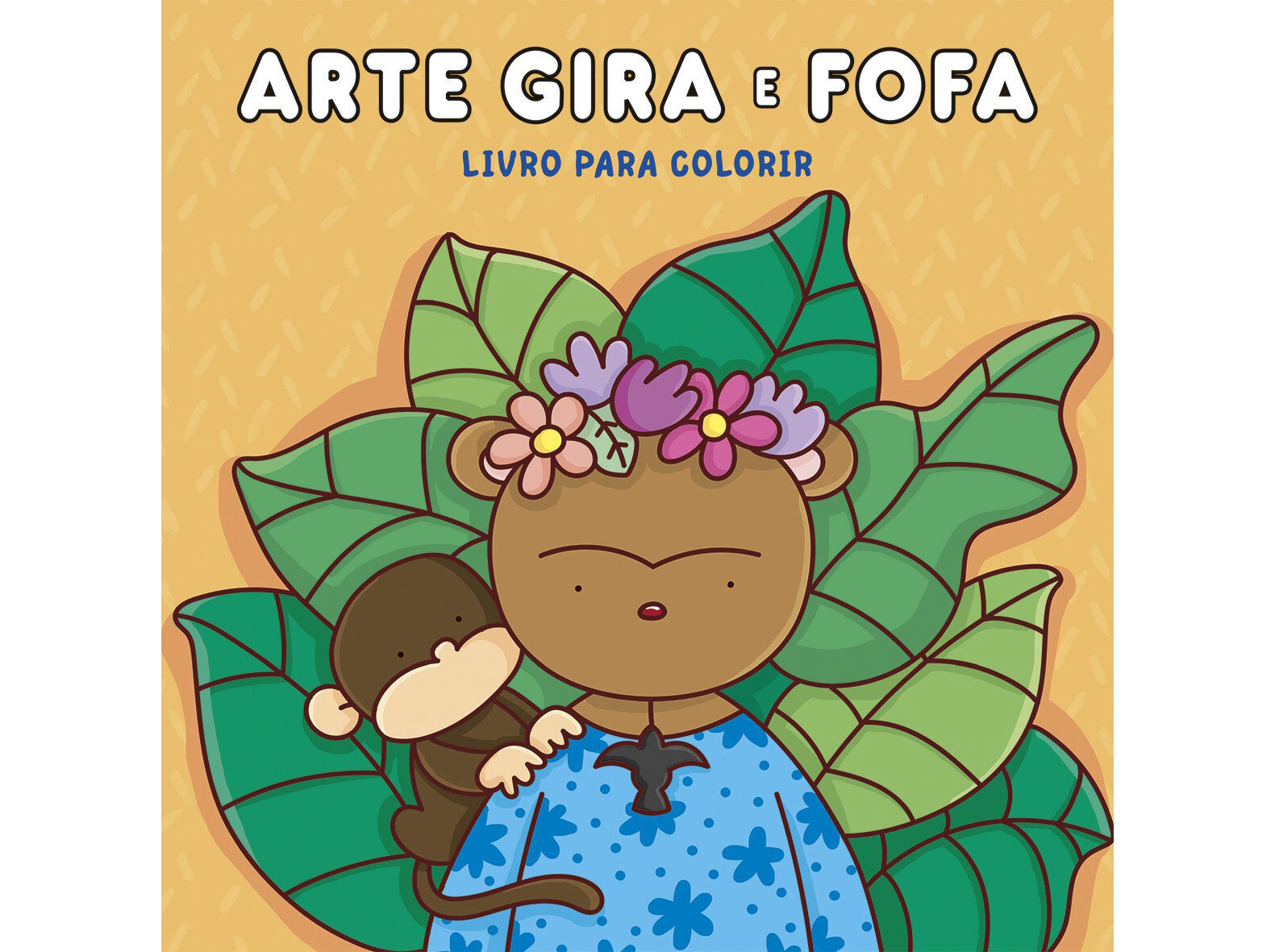 LIVRO - ARTE GIRA E FOFA LIVRO PARA COLORIR image number 0